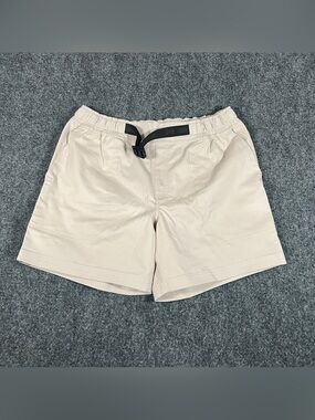 NEW Gymshark 6” Rest Day Woven Shorts Mens Medium Beige Regular Fit Athletic Gym